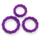 BDStyle Delay Lock Ejaculation Mens Cock Ring Set